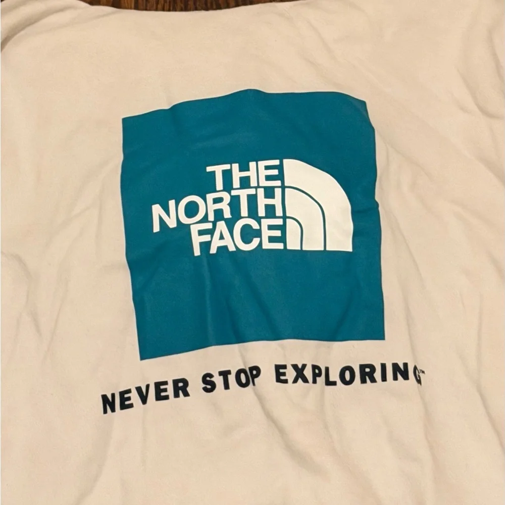 The North Face Men's Cream Hoodie size XL - Picture 5 of 5